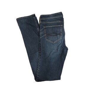 Abercrombie & Fitch Women's Straight Mid Rise Blue Jeans 6L